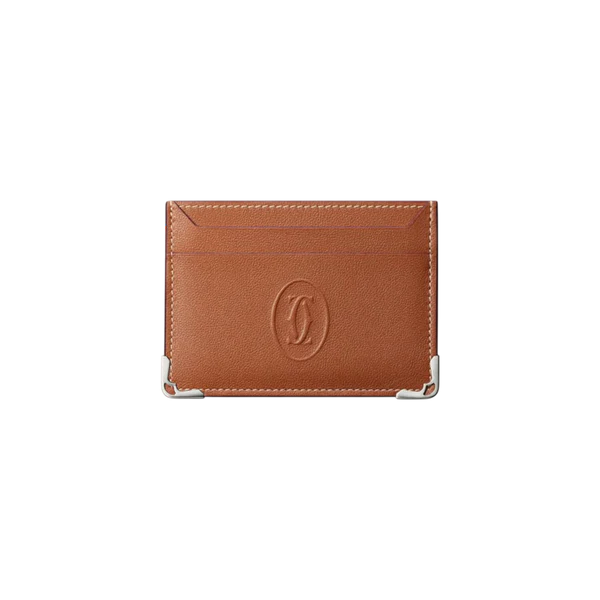 Cartier Beige Leather Must de Cartier Card Holder