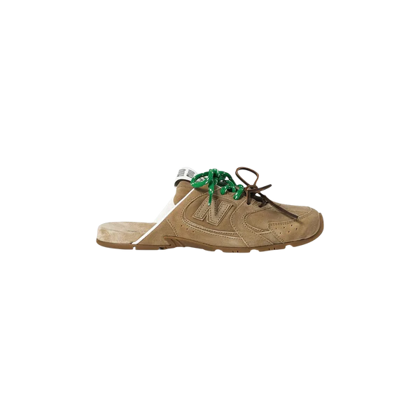 Miu Miu x New Balance 530 SL faded suede mules