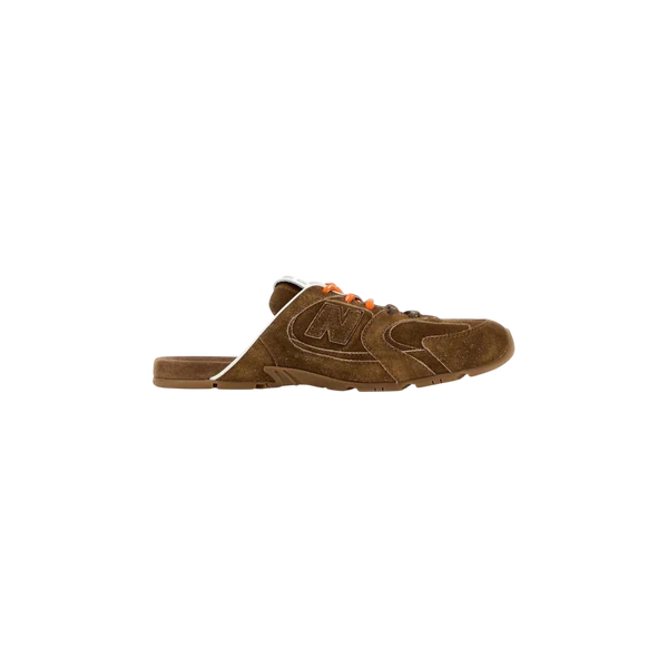 Miu Miu x New Balance Suede Mules | Brown