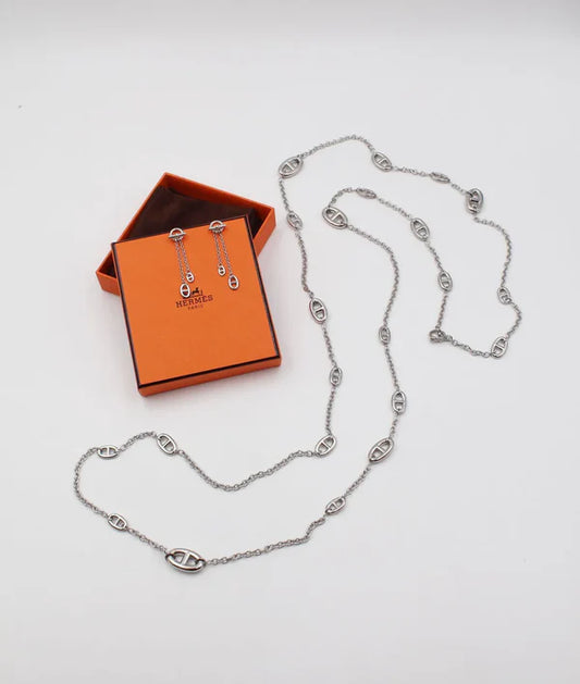 Hermes Farandole Long Necklace 120