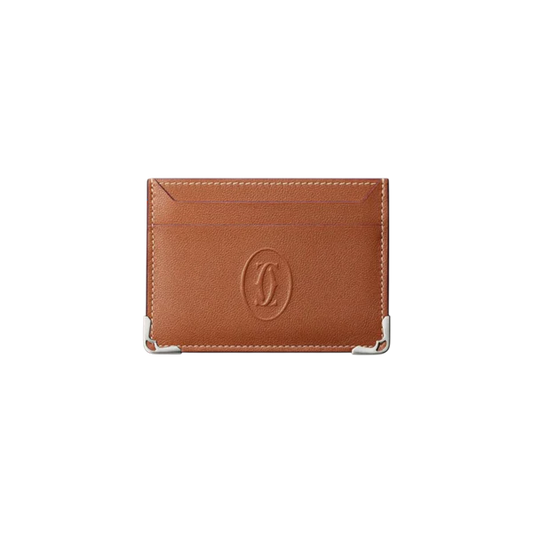 Cartier Beige Leather Must de Cartier Card Holder